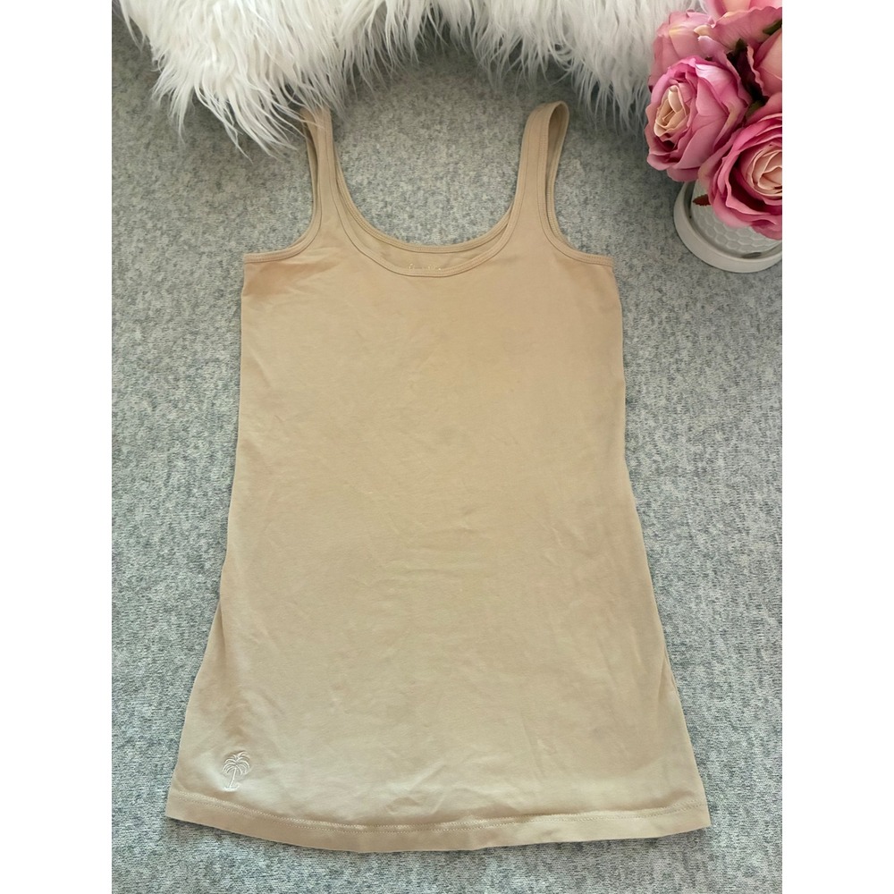 Lilly Pulitzer tank beige XXS Pima Cotton